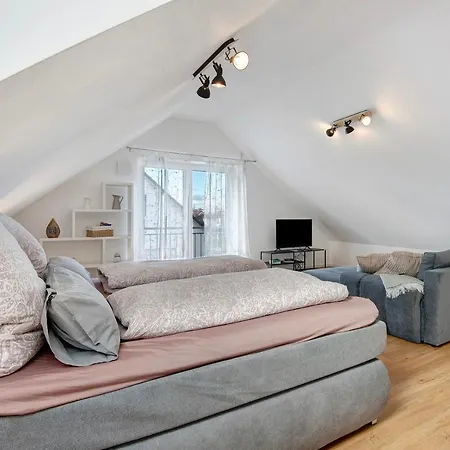 Dachstudio Am Donau Rad Weg Apartmán *